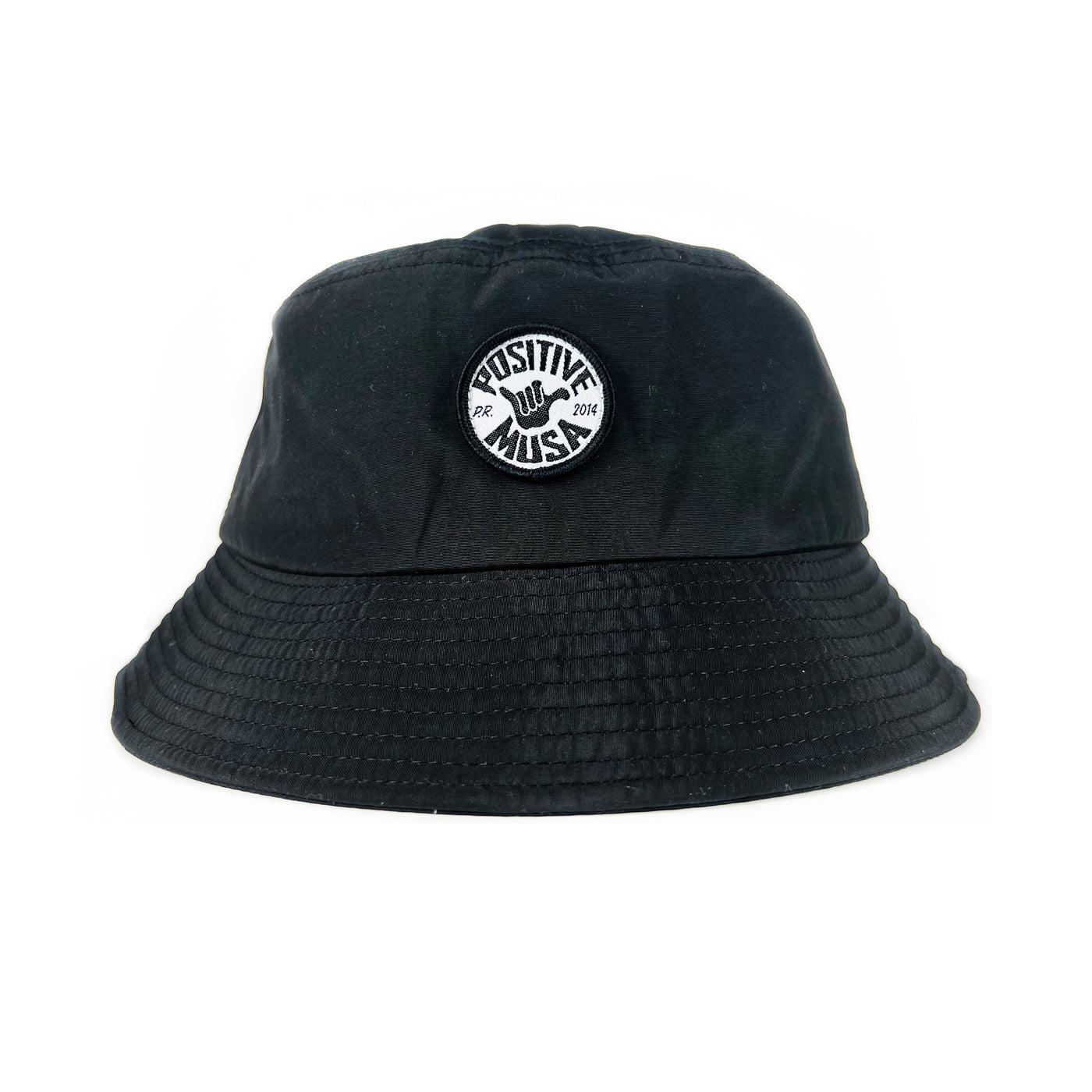 HANGLOOSE CLASSIC BLACK BUCKET HAT